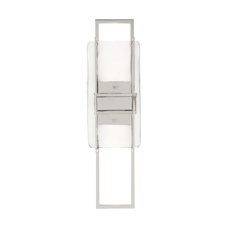 LED Wall Sconce<br /><span style="color:#4AB0CE;">Entrega: 4-10 dias en USA</span><br /><span style="color:#4AB0CE;font-size:60%;">PREGUNTE POR ENTREGA EN PANAMA</span><br />Collection: Duelle<br />Finish: Polished Nickel