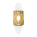 LED Wall Sconce<br /><span style="color:#4AB0CE;">Entrega: 6-7 semanas en USA</span><br /><span style="color:#4AB0CE;font-size:60%;">PREGUNTE POR ENTREGA EN PANAMA</span><br />Collection: Wythe<br />Finish: Plated Brass