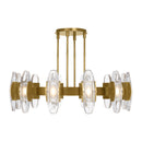 LED Chandelier<br /><span style="color:#4AB0CE;">Entrega: 4-10 dias en USA</span><br /><span style="color:#4AB0CE;font-size:60%;">PREGUNTE POR ENTREGA EN PANAMA</span><br />Collection: Wythe<br />Finish: Plated Brass