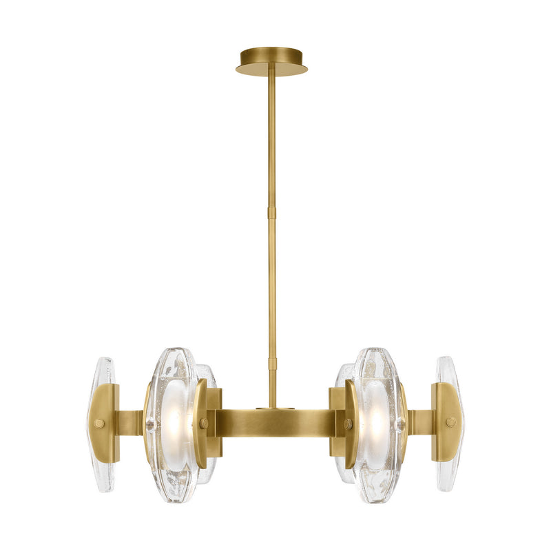 LED Chandelier<br /><span style="color:#4AB0CE;">Entrega: 4-10 dias en USA</span><br /><span style="color:#4AB0CE;font-size:60%;">PREGUNTE POR ENTREGA EN PANAMA</span><br />Collection: Wythe<br />Finish: Plated Brass