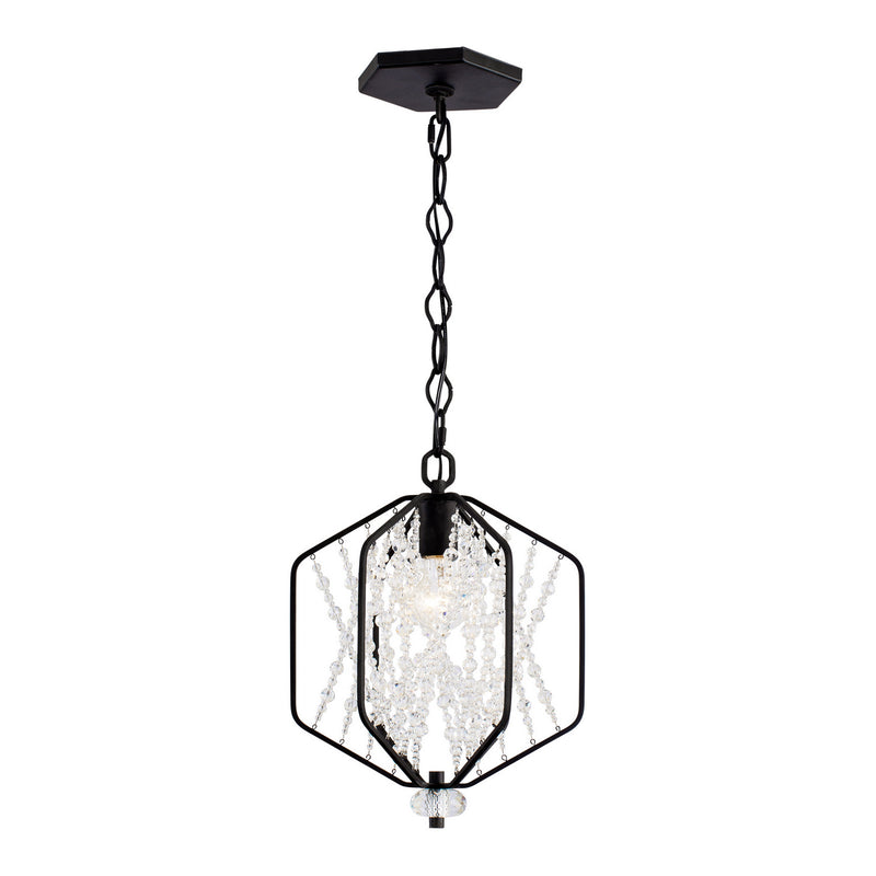 One Light Mini Pendant<br /><span style="color:#4AB0CE;">Entrega: 4-10 dias en USA</span><br /><span style="color:#4AB0CE;font-size:60%;">PREGUNTE POR ENTREGA EN PANAMA</span><br />Collection: Chelsea<br />Finish: Carbon