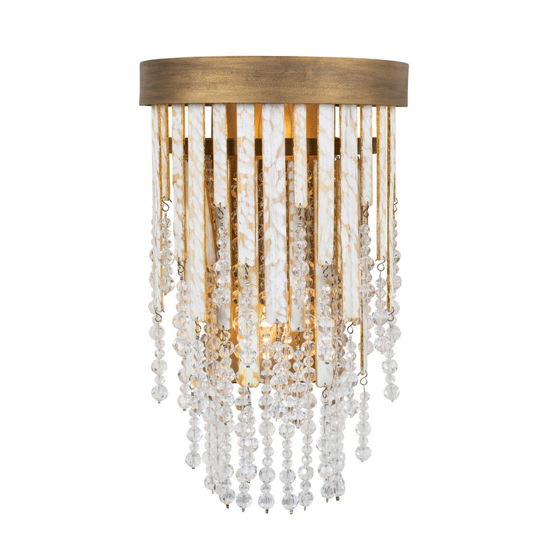 Two Light Wall Sconce<br /><span style="color:#4AB0CE;">Entrega: 0-1 semanas en USA</span><br /><span style="color:#4AB0CE;font-size:60%;">PREGUNTE POR ENTREGA EN PANAMA</span><br />Collection: Lafayette<br />Finish: Havana Gold