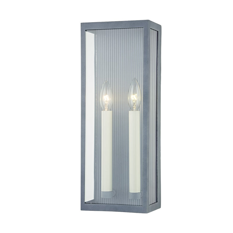 Troy Lighting - B1032-WZN - Two Light Outdoor Wall Sconce - Vail - Weathered Zinc