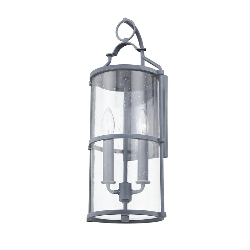 Troy Lighting - B1312-WZN - Two Light Outdoor Wall Sconce - Burbank - Weathered Zinc