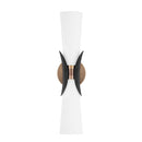 Troy Lighting - B2102-PBR/SBK - Two Light Wall Sconce - Muncie - Patina Brass