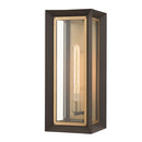 Troy Lighting - B4053-TBZ/PBR - One Light Outdoor Wall Sconce - Lowry - Textured Bronze