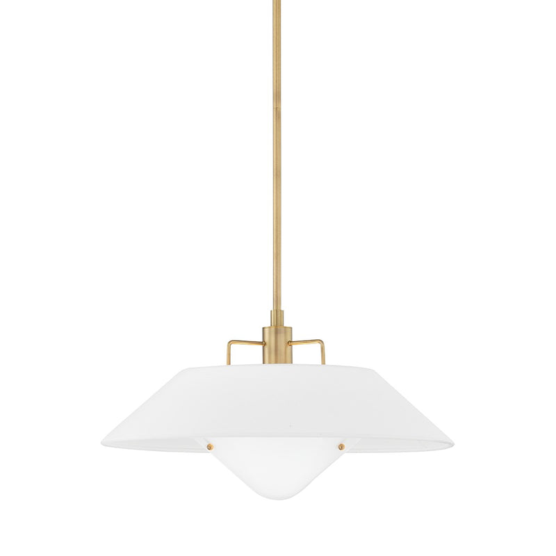 Troy Lighting - F8421-PBR - One Light Pendant - Otto - Patina Brass