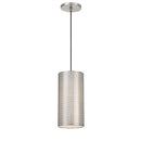 George Kovacs - P5746-084 - One Light Mini Pendant - Grid - Brushed Nickel