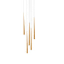 Modern Forms - PD-41705R-AB - LED Pendant - Cascade - Aged Brass