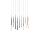 Modern Forms - PD-41723L-AB - LED Pendant - Cascade - Aged Brass