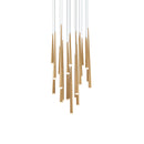 Modern Forms - PD-41821R-AB - LED Pendant - Cascade - Aged Brass