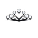 Modern Forms - PD-82027-BK - LED Chandelier - Double Bubble - Black