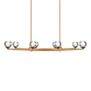 Modern Forms - PD-82044-AB - LED Chandelier - Double Bubble - Aged Brass
