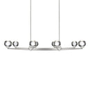 Modern Forms - PD-82044-SN - LED Chandelier - Double Bubble - Satin Nickel