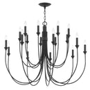 Troy Lighting - F1018-FOR - 18 Light Chandelier - Cate - Forged Iron
