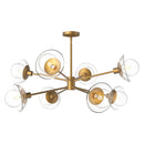 Eight Light Chandelier<br /><span style="color:#4AB0CE;">Entrega: 4-10 dias en USA</span><br /><span style="color:#4AB0CE;font-size:60%;">PREGUNTE POR ENTREGA EN PANAMA</span><br />Collection: Francesca<br />Finish: Aged Gold/Clear Glass