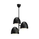 Three Light Chandelier<br /><span style="color:#4AB0CE;">Entrega: 4-10 dias en USA</span><br /><span style="color:#4AB0CE;font-size:60%;">PREGUNTE POR ENTREGA EN PANAMA</span><br />Collection: Kenji<br />Finish: Matte Black/Opal Matte Glass