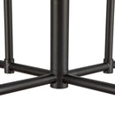 Eight Light Chandelier<br /><span style="color:#4AB0CE;">Entrega: 4-10 dias en USA</span><br /><span style="color:#4AB0CE;font-size:60%;">PREGUNTE POR ENTREGA EN PANAMA</span><br />Collection: Plisse<br />Finish: Matte Black/Opal Matte Glass