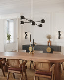 Alora - CH648637MB - Six Light Chandelier - Willow - Matte Black