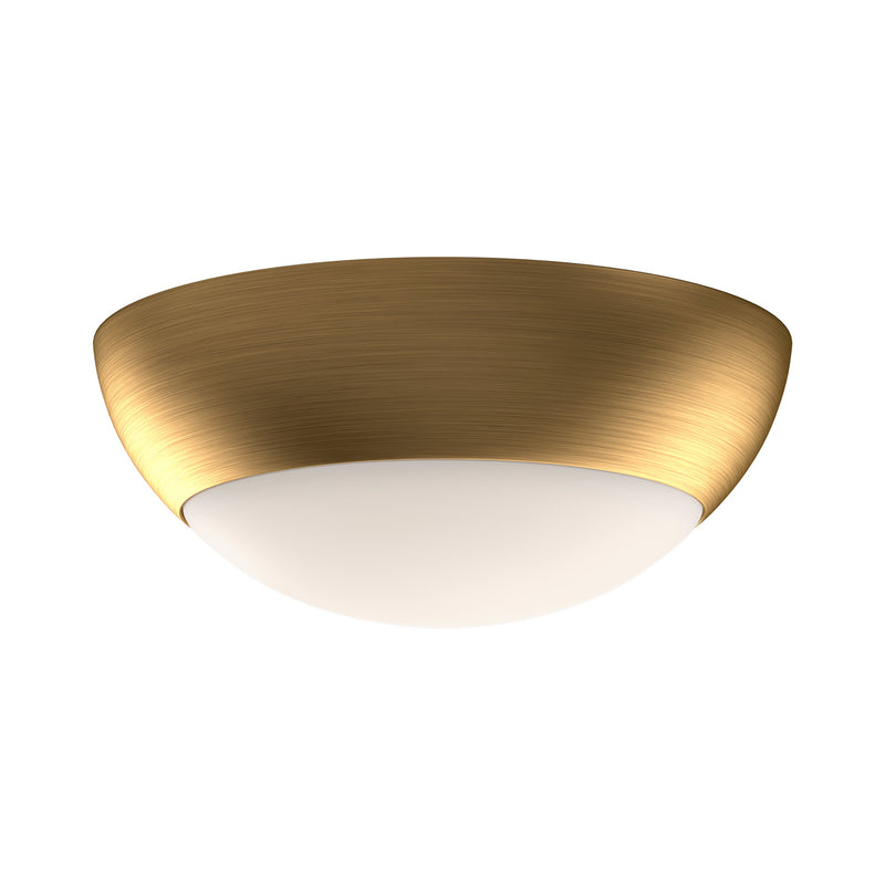 Alora - FM522211AGOP - Two Light Flush Mount - Rubio - Aged Gold/Opal Matte Glass