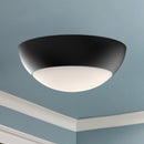 Alora - FM522211MBOP - Two Light Flush Mount - Rubio - Matte Black/Opal Matte Glass
