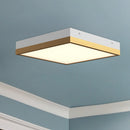 Alora - FM553211AGWH - LED Flush Mount - Sydney - Aged Gold/White