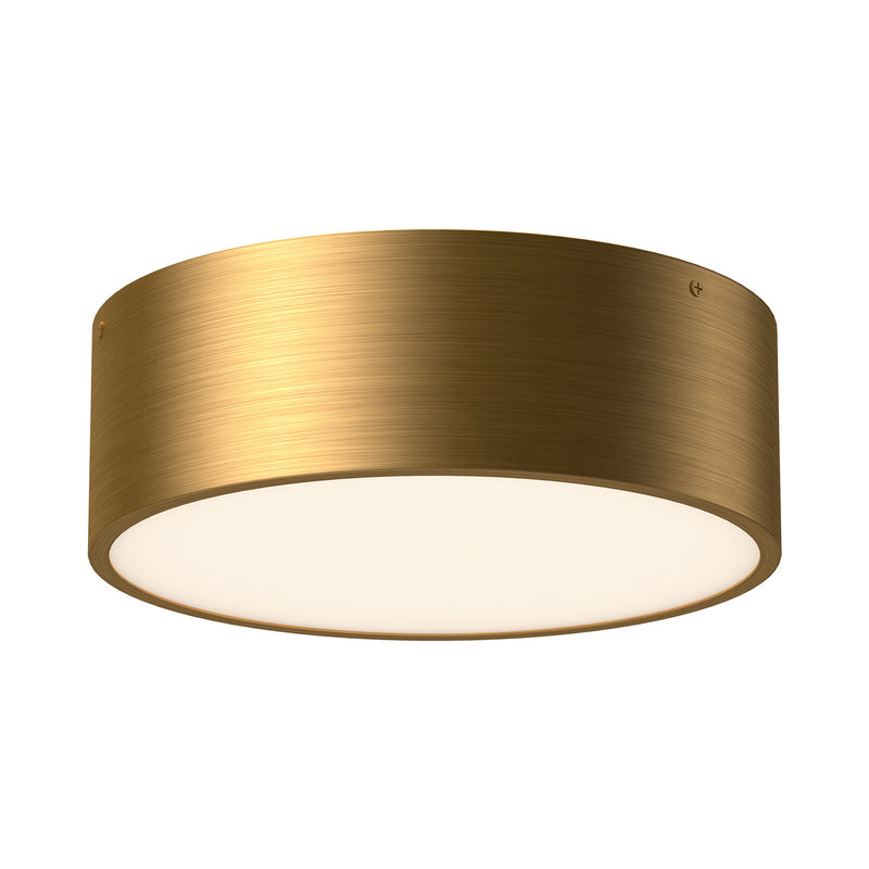 Alora - FM556012AG - Two Light Flush Mount - Brisbane - Aged Gold