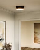 Alora - FM556212AGMB - Two Light Flush Mount - Brisbane - Aged Gold/Matte Black