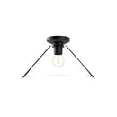 Alora - FM570314MBCL - One Light Flush Mount - Salem - Clear Glass/Matte Black
