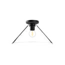 One Light Flush Mount<br /><span style="color:#4AB0CE;">Entrega: 4-10 dias en USA</span><br /><span style="color:#4AB0CE;font-size:60%;">PREGUNTE POR ENTREGA EN PANAMA</span><br />Collection: Salem<br />Finish: Clear Glass/Matte Black