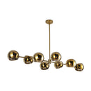 Eight Light Linear Pendant<br /><span style="color:#4AB0CE;">Entrega: 4-10 dias en USA</span><br /><span style="color:#4AB0CE;font-size:60%;">PREGUNTE POR ENTREGA EN PANAMA</span><br />Collection: Willow<br />Finish: Brushed Gold/Copper Glass