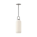 Alora - PD401505BNOP - One Light Pendant - Soji - Brushed Nickel/Opal Matte Glass