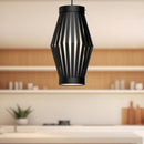 Alora - PD434509MBOP - One Light Pendant - Hana - Matte Black/Opal Matte Glass