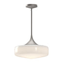 One Light Pendant<br /><span style="color:#4AB0CE;">Entrega: 4-10 dias en USA</span><br /><span style="color:#4AB0CE;font-size:60%;">PREGUNTE POR ENTREGA EN PANAMA</span><br />Collection: Lincoln<br />Finish: Brushed Nickel/Glossy Opal Glass