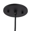 One Light Pendant<br /><span style="color:#4AB0CE;">Entrega: 4-10 dias en USA</span><br /><span style="color:#4AB0CE;font-size:60%;">PREGUNTE POR ENTREGA EN PANAMA</span><br />Collection: Plume<br />Finish: Matte Black/Opal Matte Glass