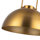 One Light Pendant<br /><span style="color:#4AB0CE;">Entrega: 4-10 dias en USA</span><br /><span style="color:#4AB0CE;font-size:60%;">PREGUNTE POR ENTREGA EN PANAMA</span><br />Collection: Harper<br />Finish: Aged Gold