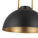 One Light Pendant<br /><span style="color:#4AB0CE;">Entrega: 4-10 dias en USA</span><br /><span style="color:#4AB0CE;font-size:60%;">PREGUNTE POR ENTREGA EN PANAMA</span><br />Collection: Harper<br />Finish: Matte Black