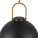 One Light Pendant<br /><span style="color:#4AB0CE;">Entrega: 4-10 dias en USA</span><br /><span style="color:#4AB0CE;font-size:60%;">PREGUNTE POR ENTREGA EN PANAMA</span><br />Collection: Harper<br />Finish: Matte Black