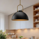 One Light Pendant<br /><span style="color:#4AB0CE;">Entrega: 4-10 dias en USA</span><br /><span style="color:#4AB0CE;font-size:60%;">PREGUNTE POR ENTREGA EN PANAMA</span><br />Collection: Harper<br />Finish: Matte Black
