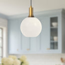 Alora - PD506108AGOP - One Light Pendant - Castilla - Aged Gold/Opal Matte Glass