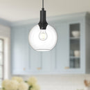 Alora - PD506108MBCL - One Light Pendant - Castilla - Clear Glass/Matte Black
