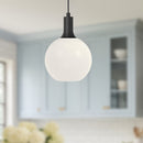 Alora - PD506108MBOP - One Light Pendant - Castilla - Matte Black/Opal Matte Glass