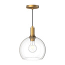 Alora - PD506210AGCL - One Light Pendant - Castilla - Aged Gold/Clear Glass