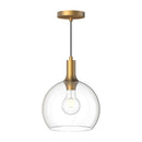 One Light Pendant<br /><span style="color:#4AB0CE;">Entrega: 4-10 dias en USA</span><br /><span style="color:#4AB0CE;font-size:60%;">PREGUNTE POR ENTREGA EN PANAMA</span><br />Collection: Castilla<br />Finish: Aged Gold/Clear Glass