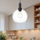 Alora - PD506210MBCL - One Light Pendant - Castilla - Clear Glass/Matte Black