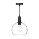 Alora - PD506210MBCL - One Light Pendant - Castilla - Clear Glass/Matte Black