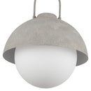 One Light Pendant<br /><span style="color:#4AB0CE;">Entrega: 4-10 dias en USA</span><br /><span style="color:#4AB0CE;font-size:60%;">PREGUNTE POR ENTREGA EN PANAMA</span><br />Collection: Harper<br />Finish: Steel Shade/Opal Matte Glass