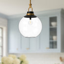 Alora - PD520516AGCL - One Light Pendant - Copperfield - Aged Gold/Clear Glass