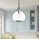 Alora - PD524110CHCL - One Light Pendant - Hazel - Chrome/Clear Glass