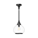Alora - PD524110MBCL - One Light Pendant - Hazel - Clear Glass/Matte Black